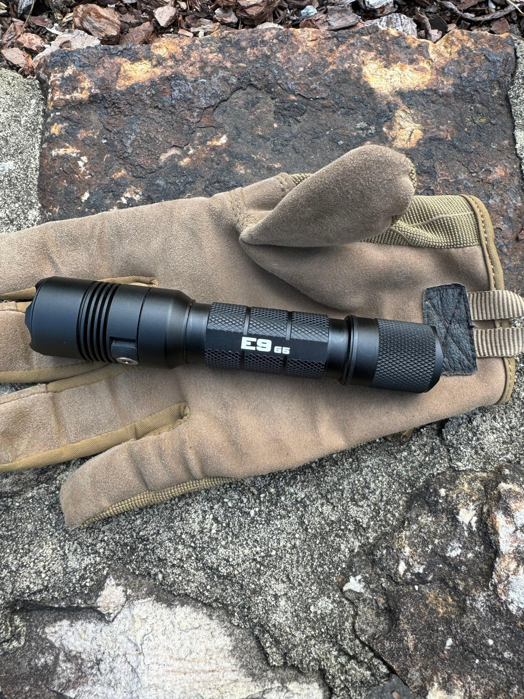 Powertac E9-G5 Long Throw - Compact Long Throw LED Duty Light - Powertac