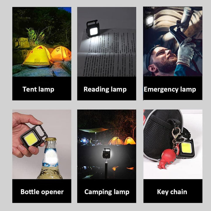 SOL- LED Rechargeable Keychain Light - Powertac