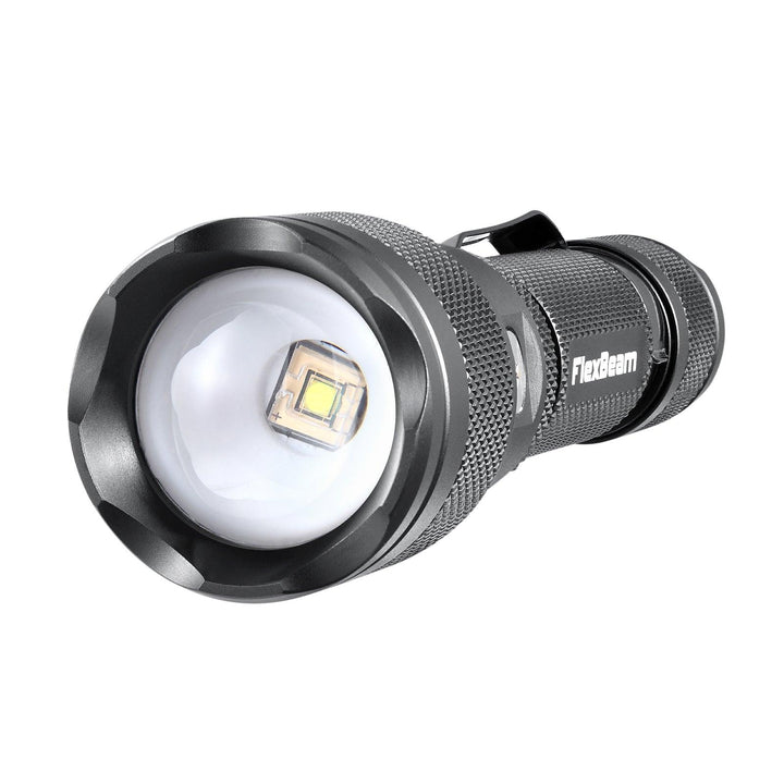 FlexBeam- 1200 Lumen Adjustable Beam Rechargeable Flashlight-Pre-Order Now! Expected In Stock Oct 1st -New Release Limited Quanities - Powertac