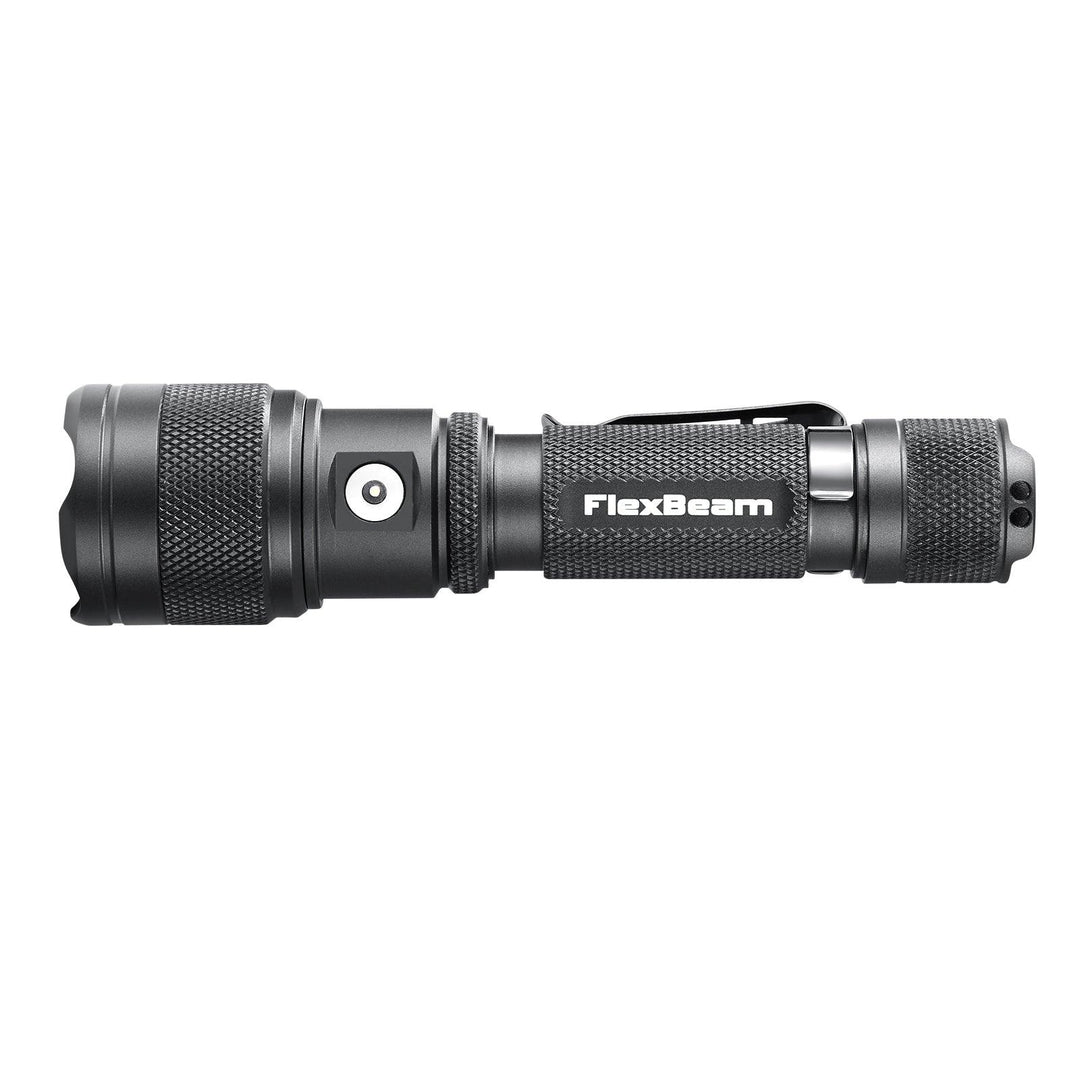 FlexBeam- 1200 Lumen Adjustable Beam Rechargeable Flashlight-Pre-Order Now! Expected In Stock Oct 1st -New Release Limited Quanities - Powertac