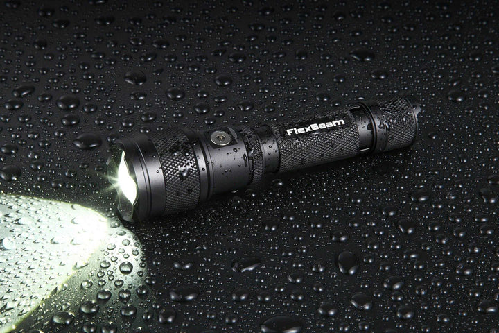 FlexBeam- 1200 Lumen Adjustable Beam Rechargeable Flashlight-Pre-Order Now! Expected In Stock Oct 1st -New Release Limited Quanities - Powertac