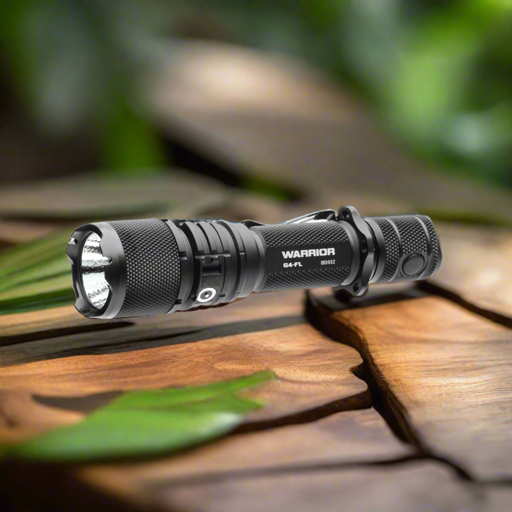 Warrior G4-FL - 4200 Lumen Flashlight (Wide beam) - Powertac